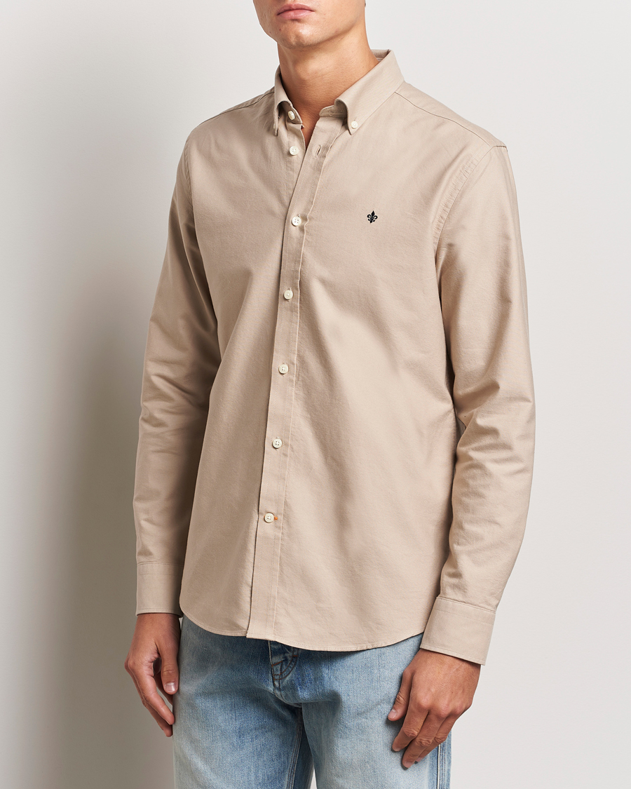 Uomini | Camicie | Morris | Douglas Oxford Shirt Khaki