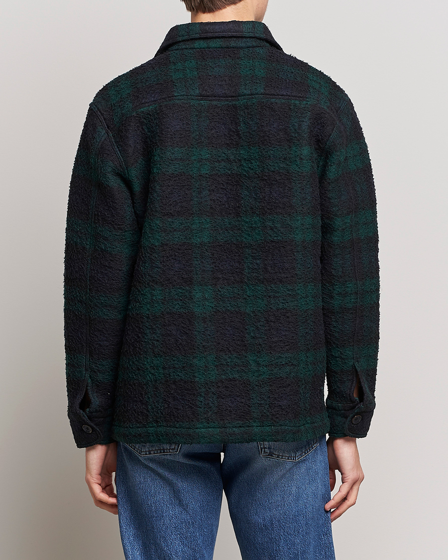Uomini | Giacche | NN07 | Soren Blackwatch Checked Jacket Navy/Green