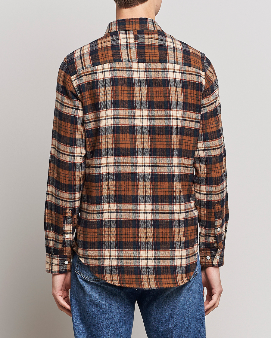 Uomini | Camicie | NN07 | Arne Brushed Cotton Checked Shirt Multi