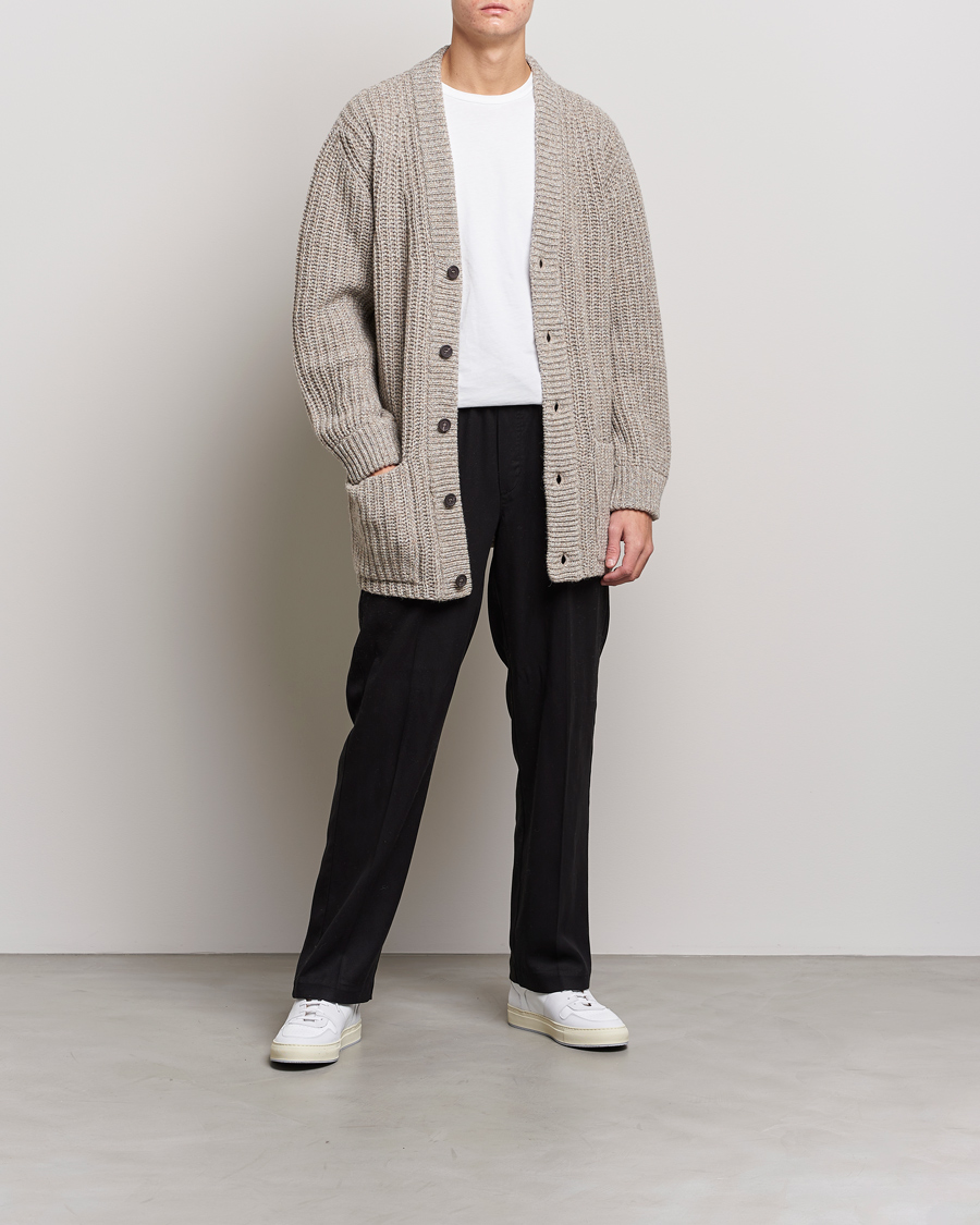 Uomini | Maglieria | NN07 | Benzon Knitted Cardigan Stone