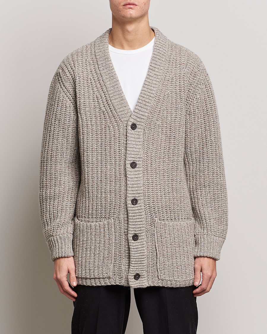 Uomini | Maglieria | NN07 | Benzon Knitted Cardigan Stone