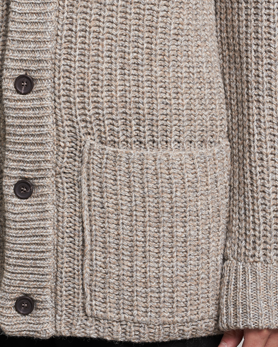 Uomini | Maglieria | NN07 | Benzon Knitted Cardigan Stone