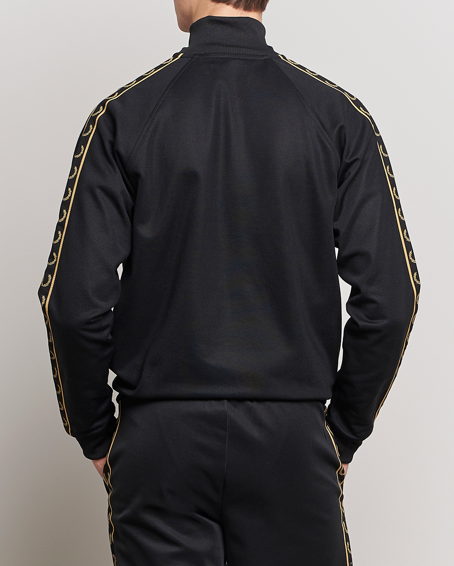 Uomini | Maglieria | Fred Perry | Taped Track Jacket Black
