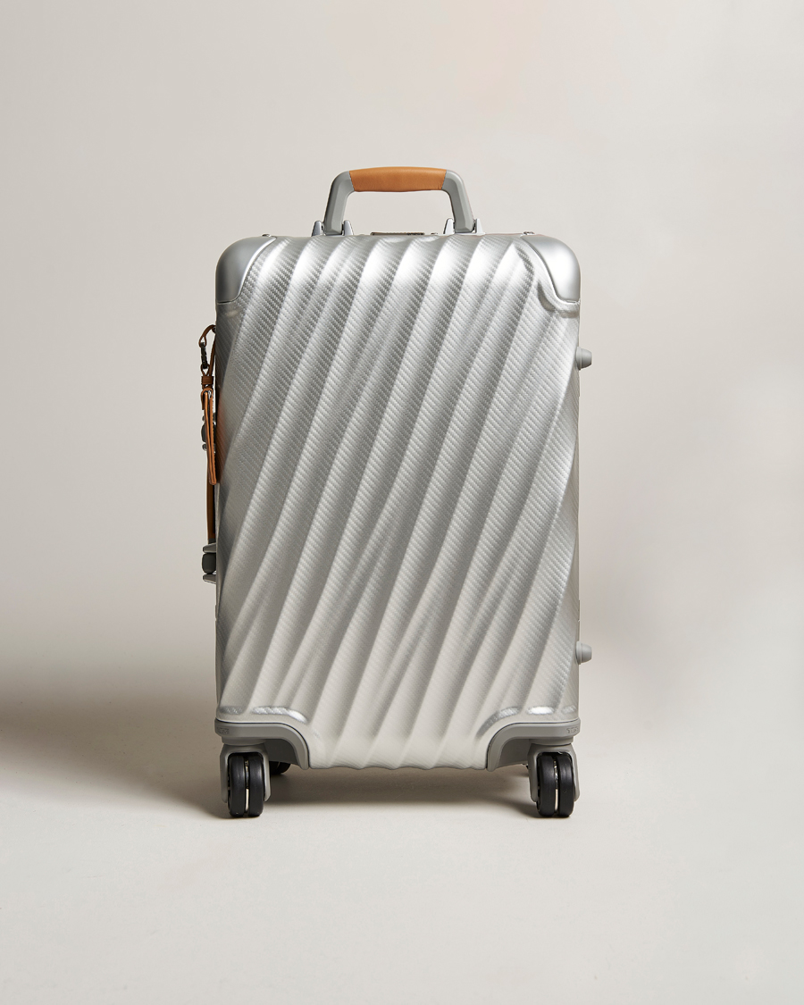 Uomini | Borse | TUMI | International Carry-on Aluminum Trolley Texture Silver