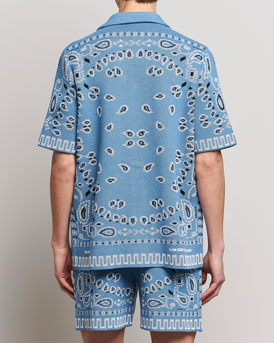 Uomini | Camicie | Alanui | Bandana Print Camp Shirt Light Blue