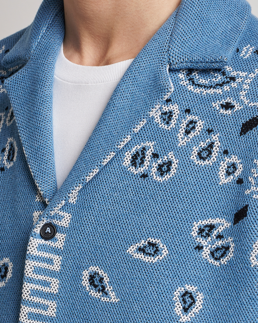 Uomini | Camicie | Alanui | Bandana Print Camp Shirt Light Blue