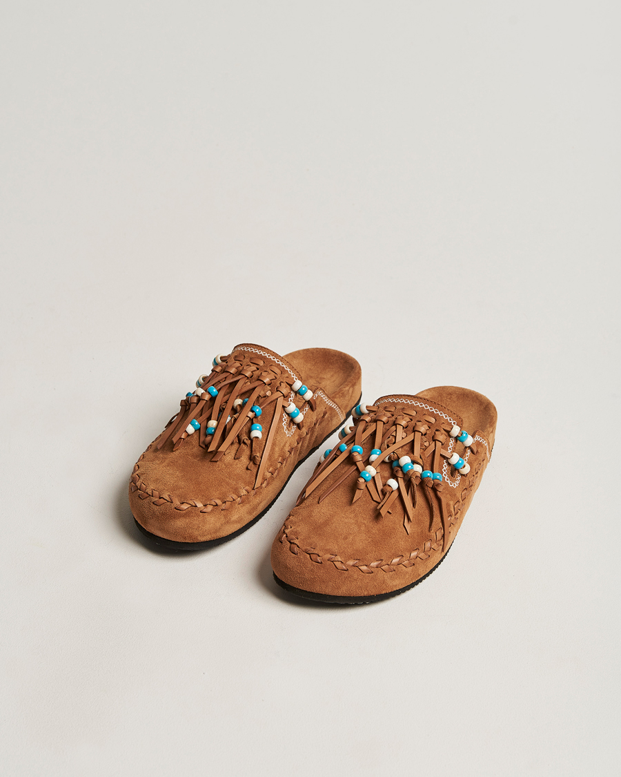 Uomini | Alanui Salvation Mountain Mule Brown Suede | Alanui | Salvation Mountain Mule Brown Suede