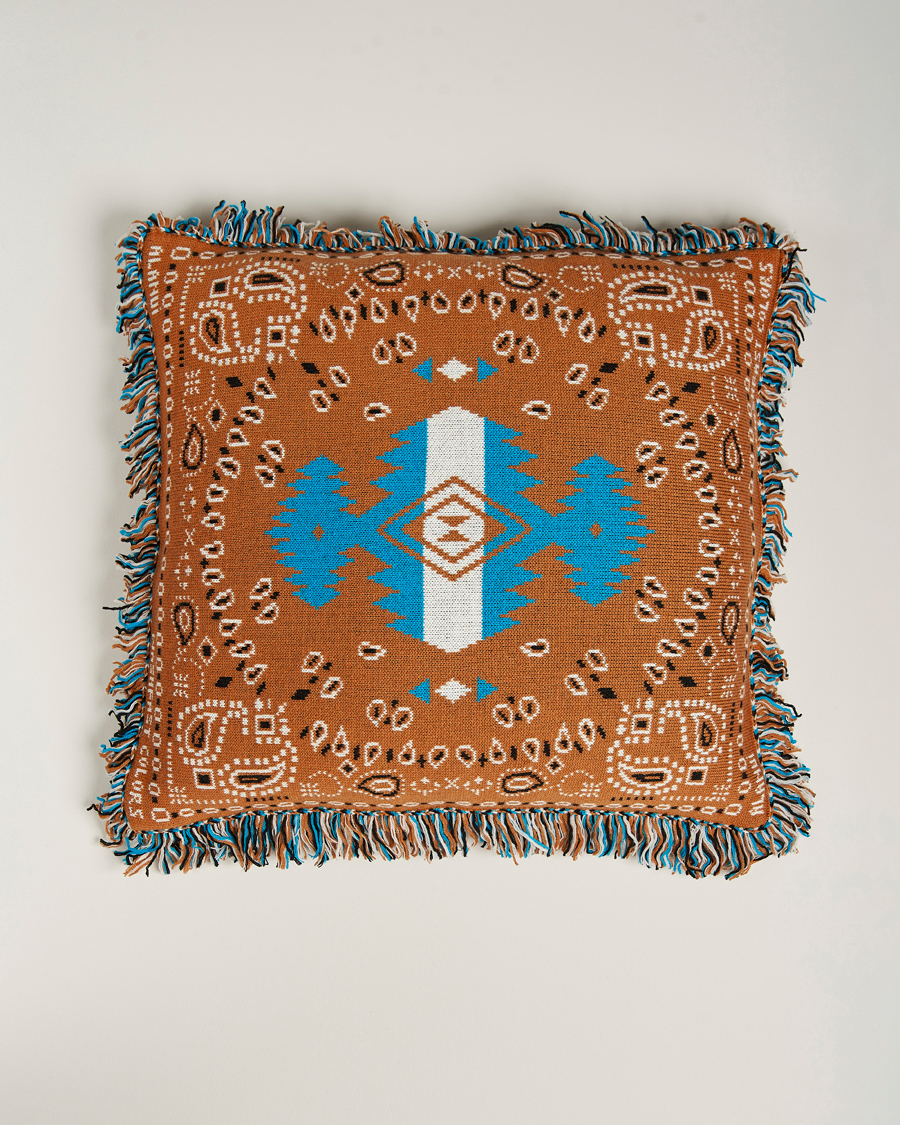 Uomini | Alanui Bandana Jacquard Pillow Brown | Alanui | Bandana Jacquard Pillow Brown