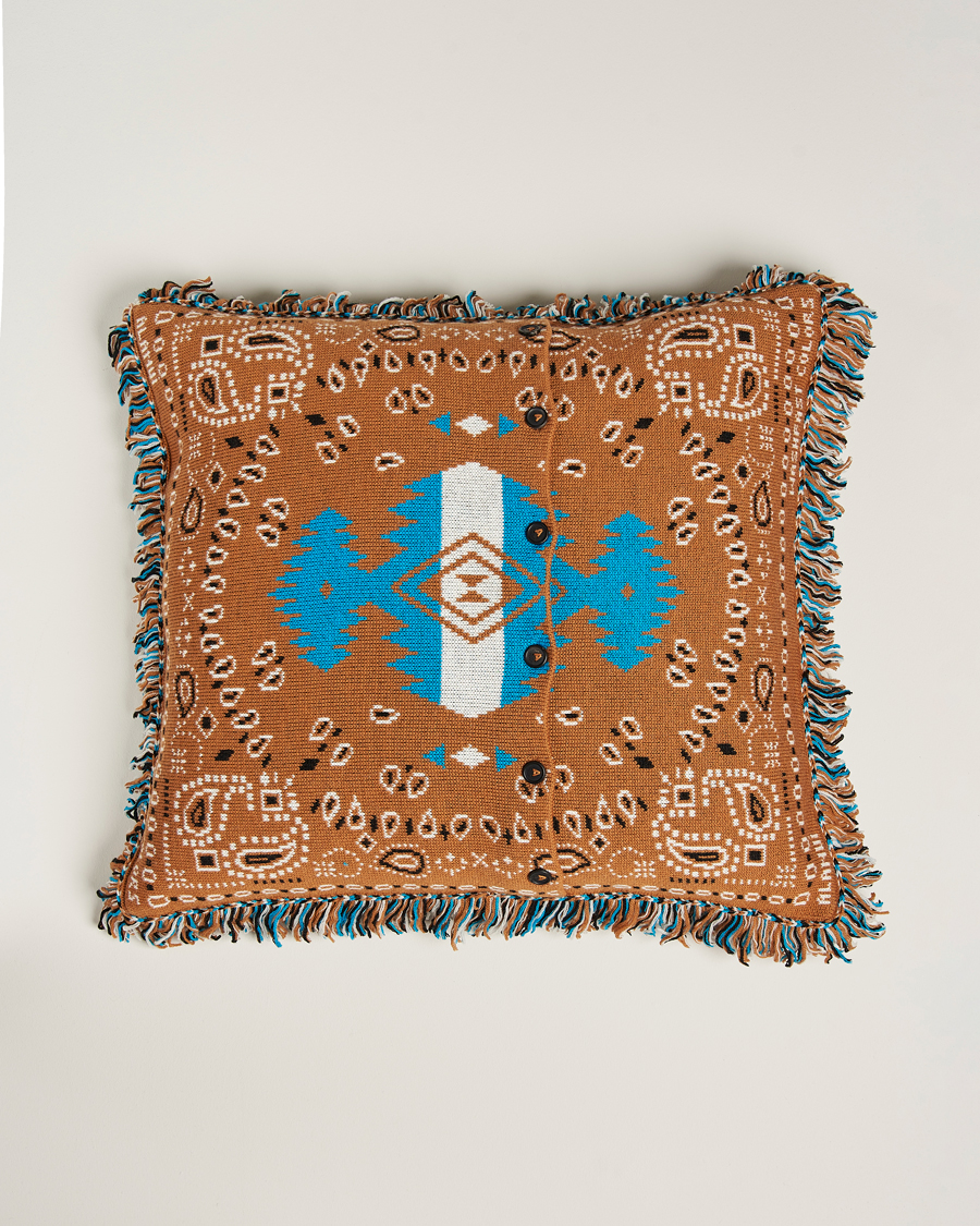 Uomini | Alanui Bandana Jacquard Pillow Brown | Alanui | Bandana Jacquard Pillow Brown