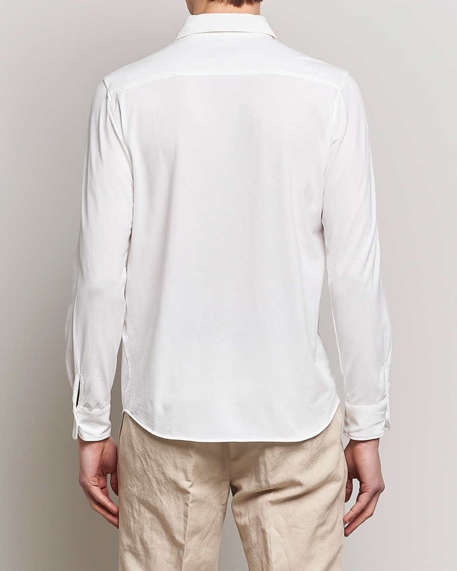Uomini | Camicie | Altea | Jersey Stretch Shirt White