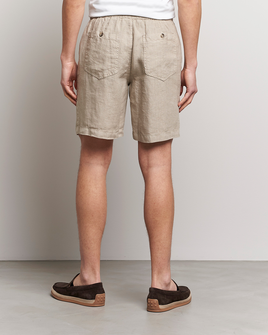 Uomini | Pantaloncini | Altea | Linen Shorts Beige