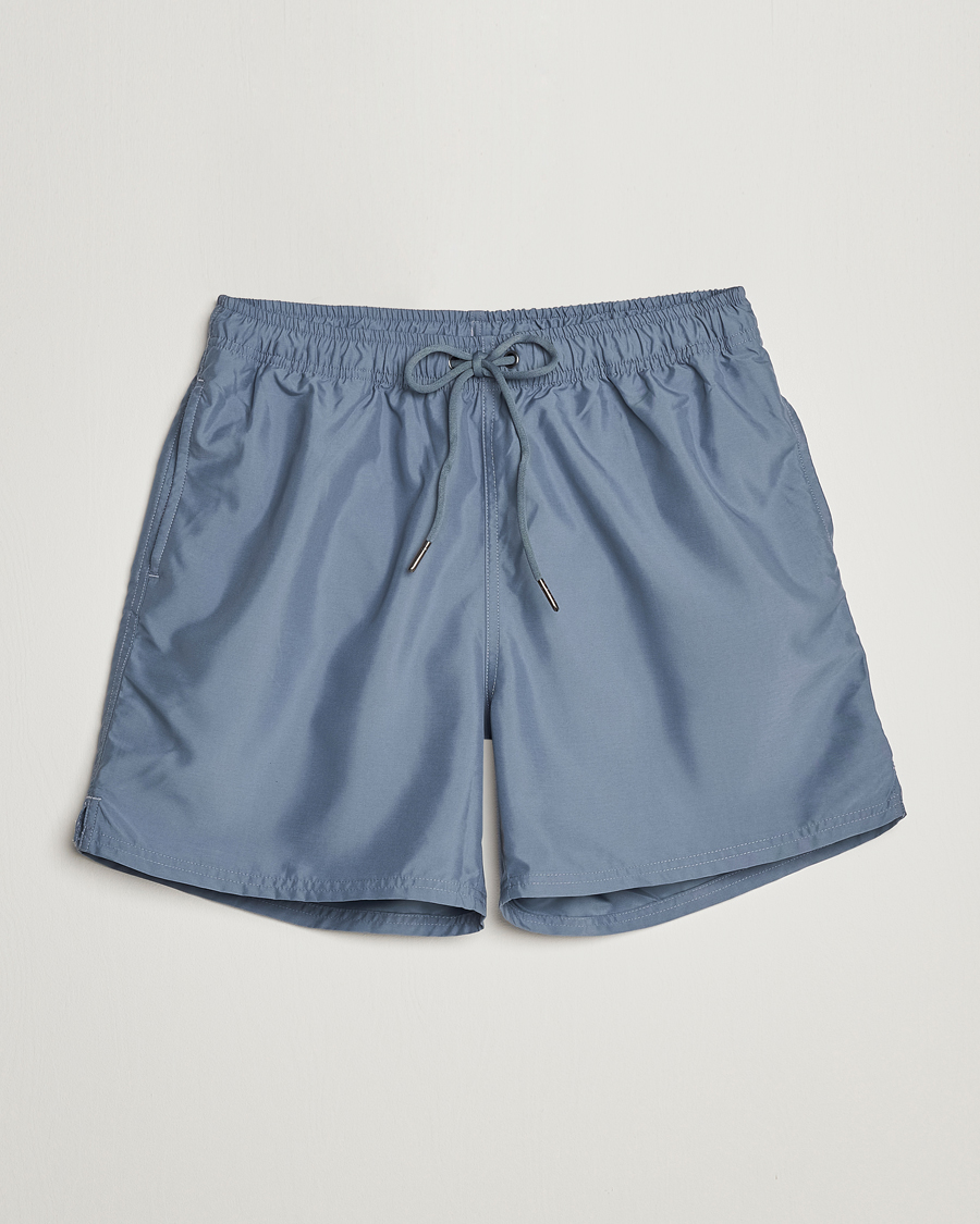 Uomini | Costumi da bagno | Bread & Boxers | Swimshorts Smoky Blue
