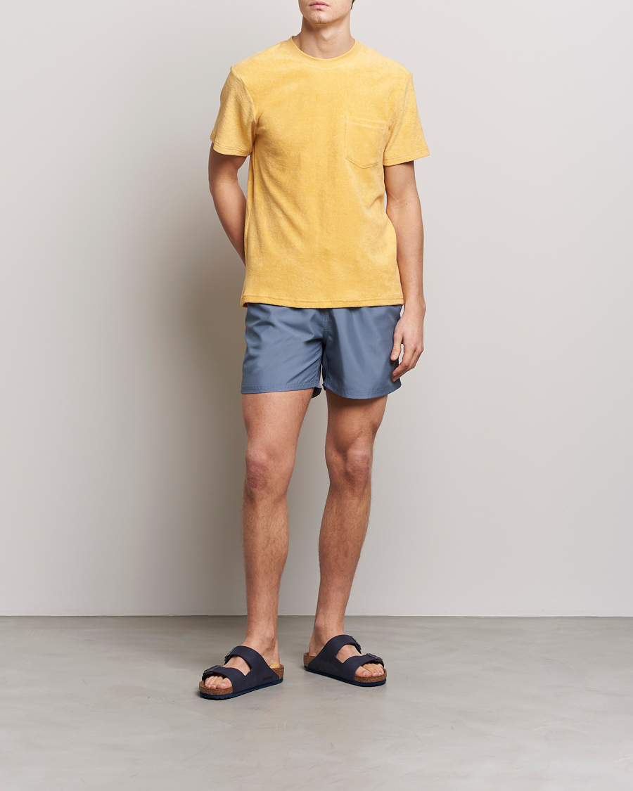 Uomini | Costumi da bagno | Bread & Boxers | Swimshorts Smoky Blue