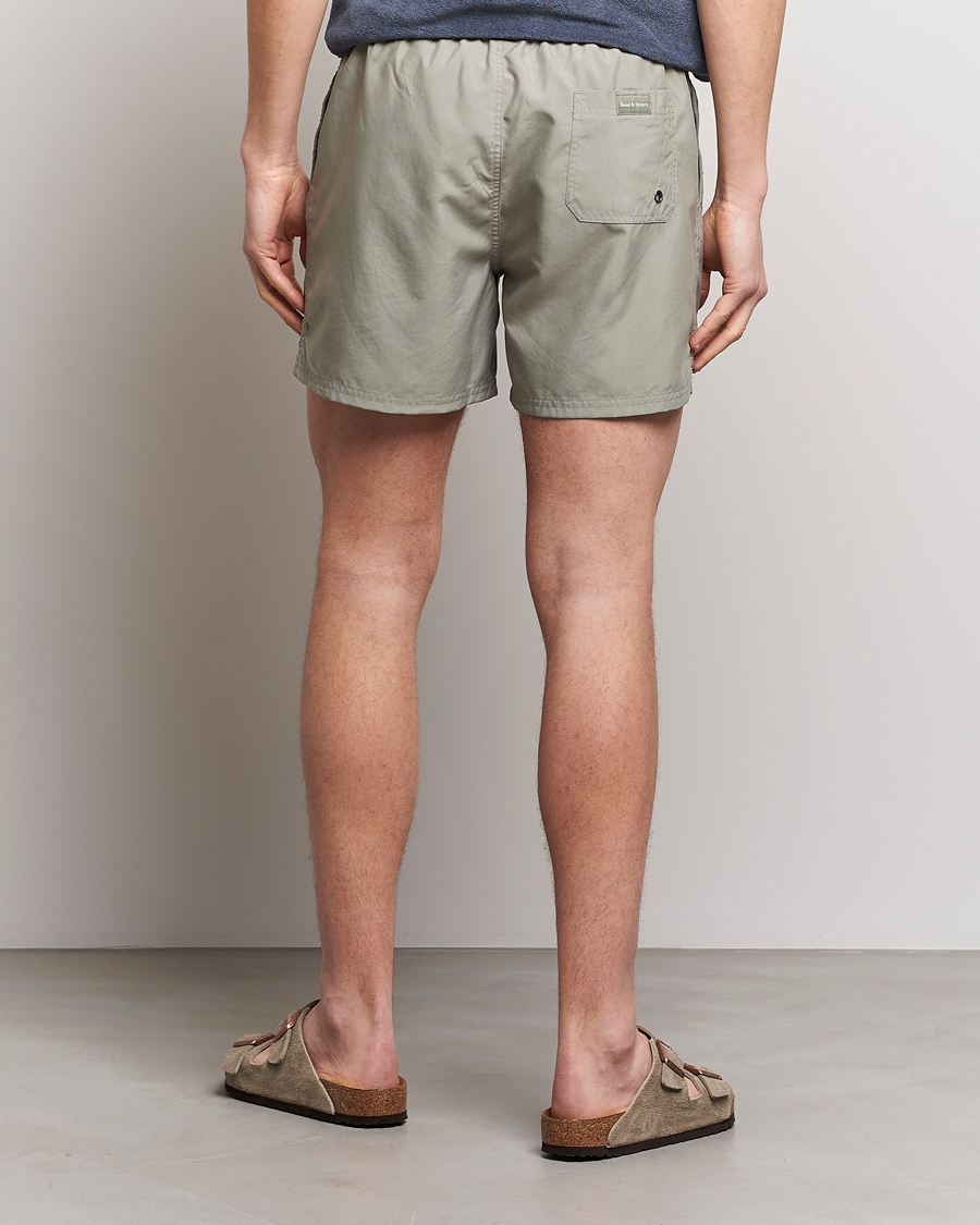 Uomini | Costumi da bagno | Bread & Boxers | Swimshorts Sage Green