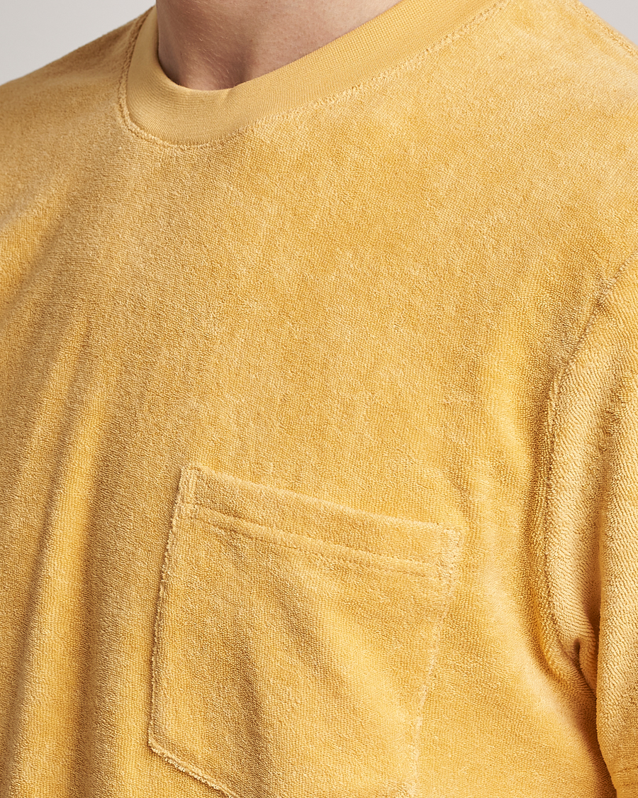 Uomini | T-shirt | Bread & Boxers | Terry Crew Neck T-Shirt Sahara Sun