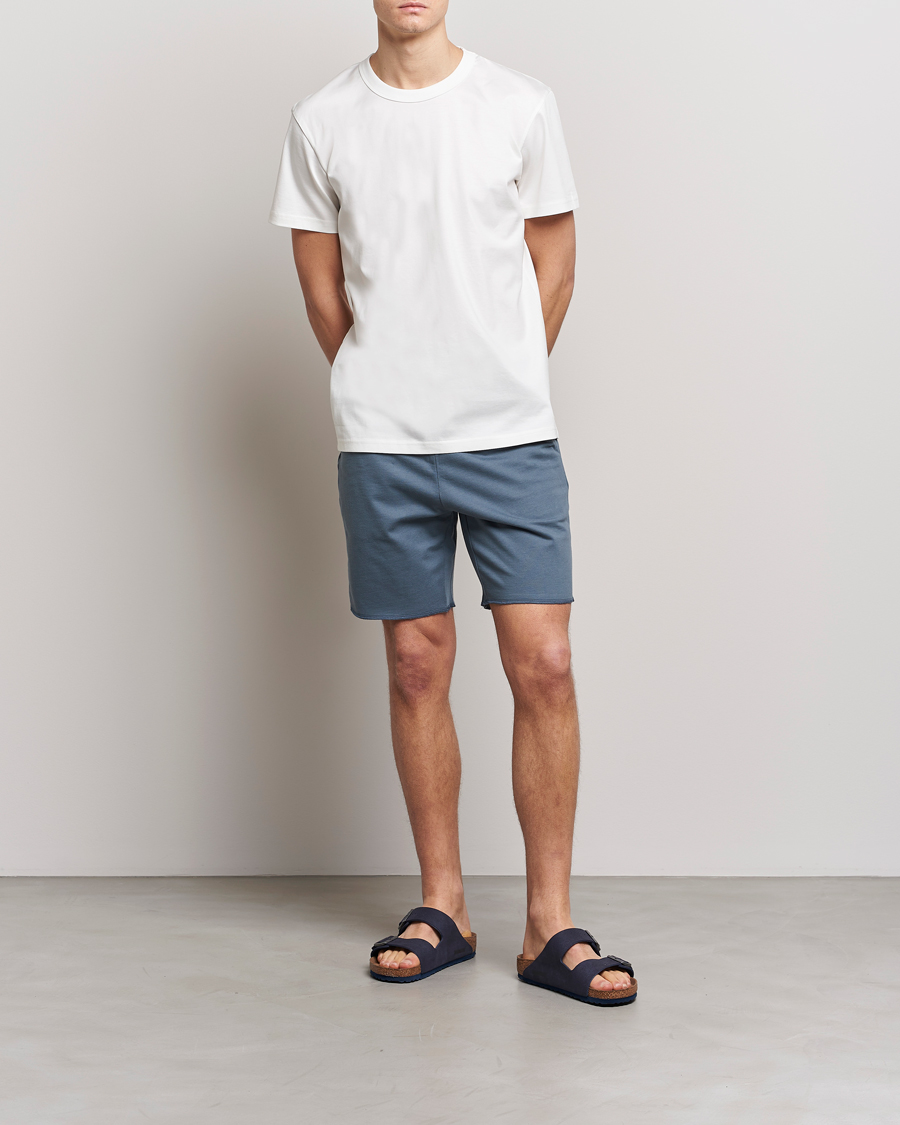 Uomini | Pantaloncini | Bread & Boxers | Loungewear Sweatshorts Smoky Blue