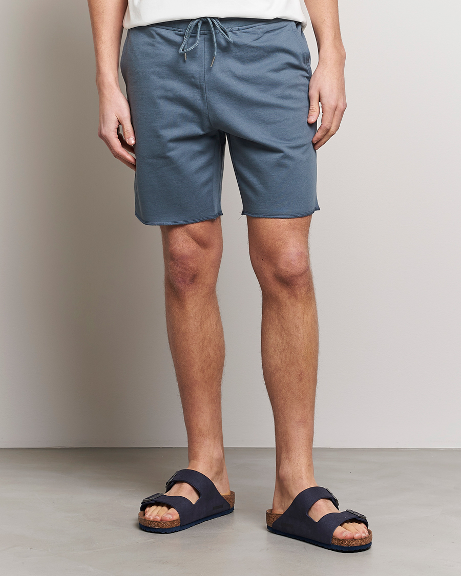 Uomini | Pantaloncini | Bread & Boxers | Loungewear Sweatshorts Smoky Blue