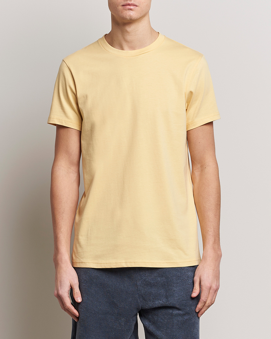 Uomini | T-shirt | Bread & Boxers | Heavy Cotton Crew Neck Tee Sahara Sun