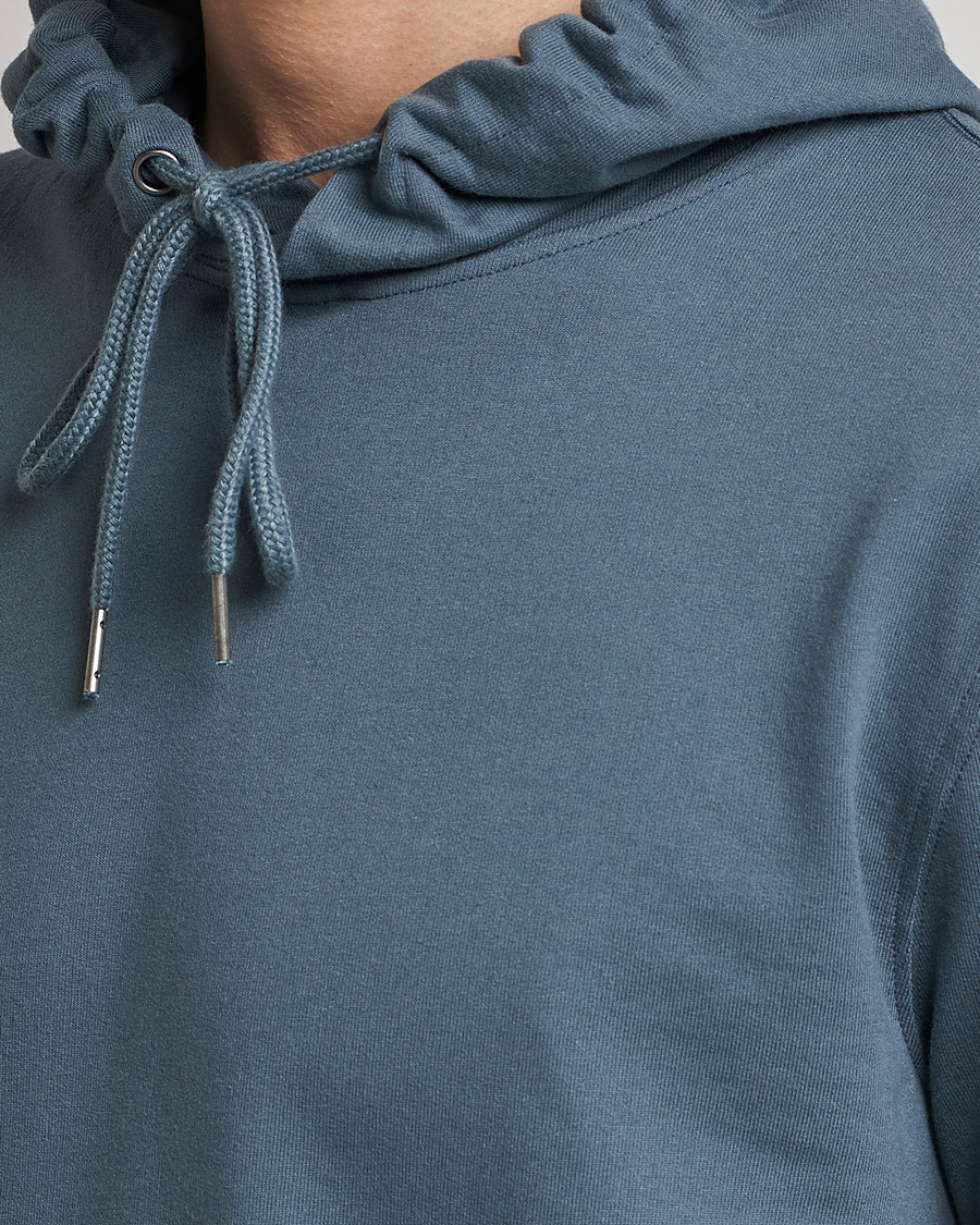 Uomini | Maglieria | Bread & Boxers | Loungwear Hoodie Smoky Blue