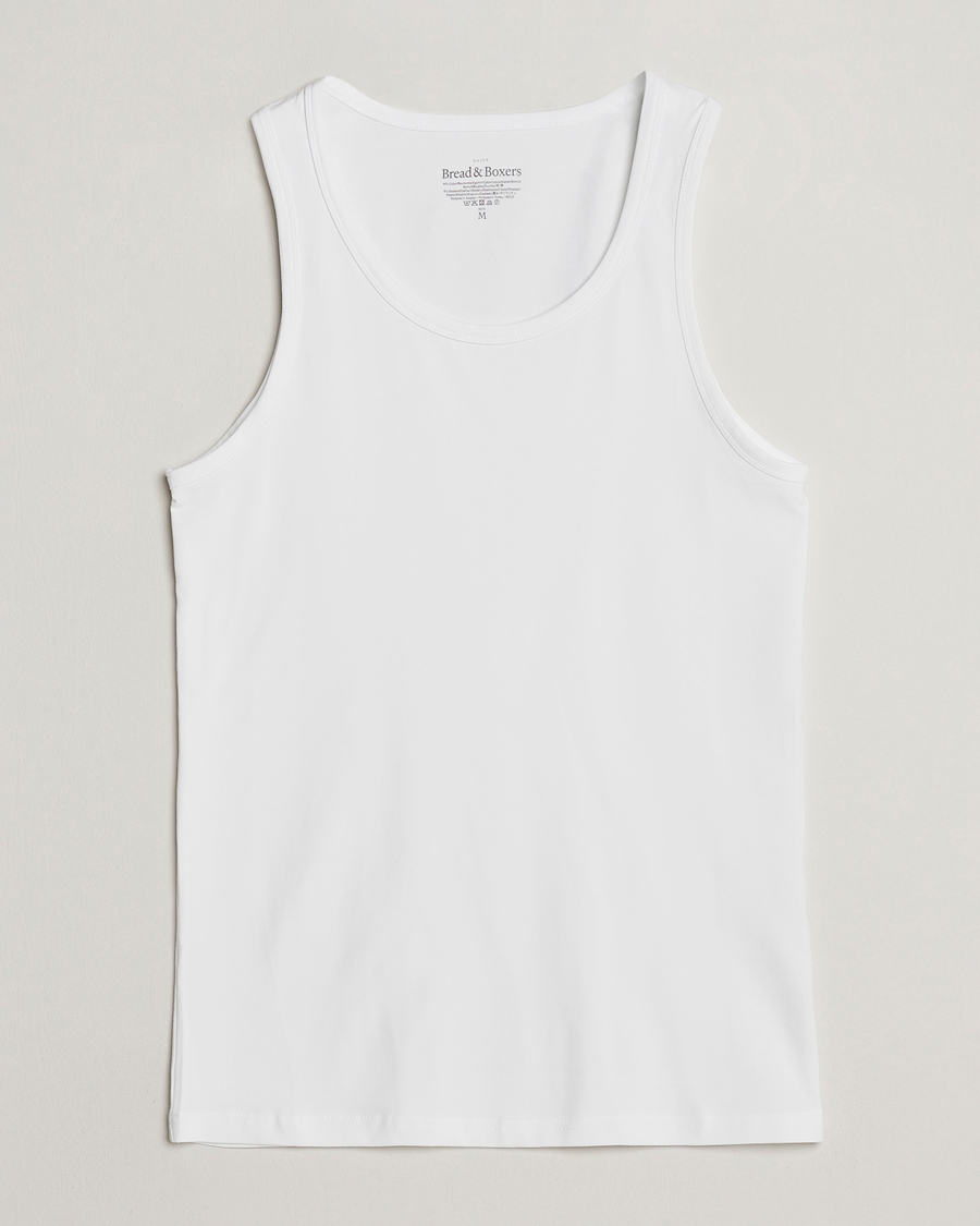 Uomini | T-shirt | Bread & Boxers | 2-Pack Tank Top White