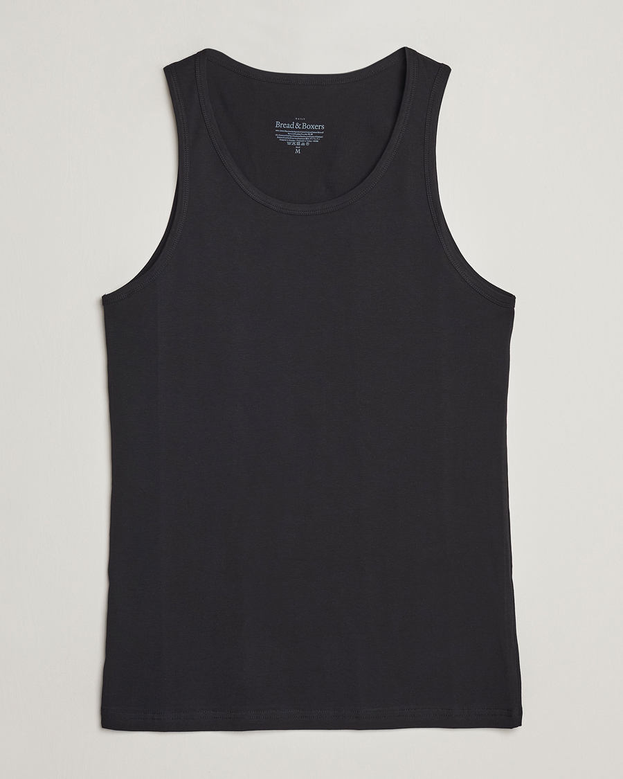 Uomini | T-shirt | Bread & Boxers | 2-Pack Tank Top Black