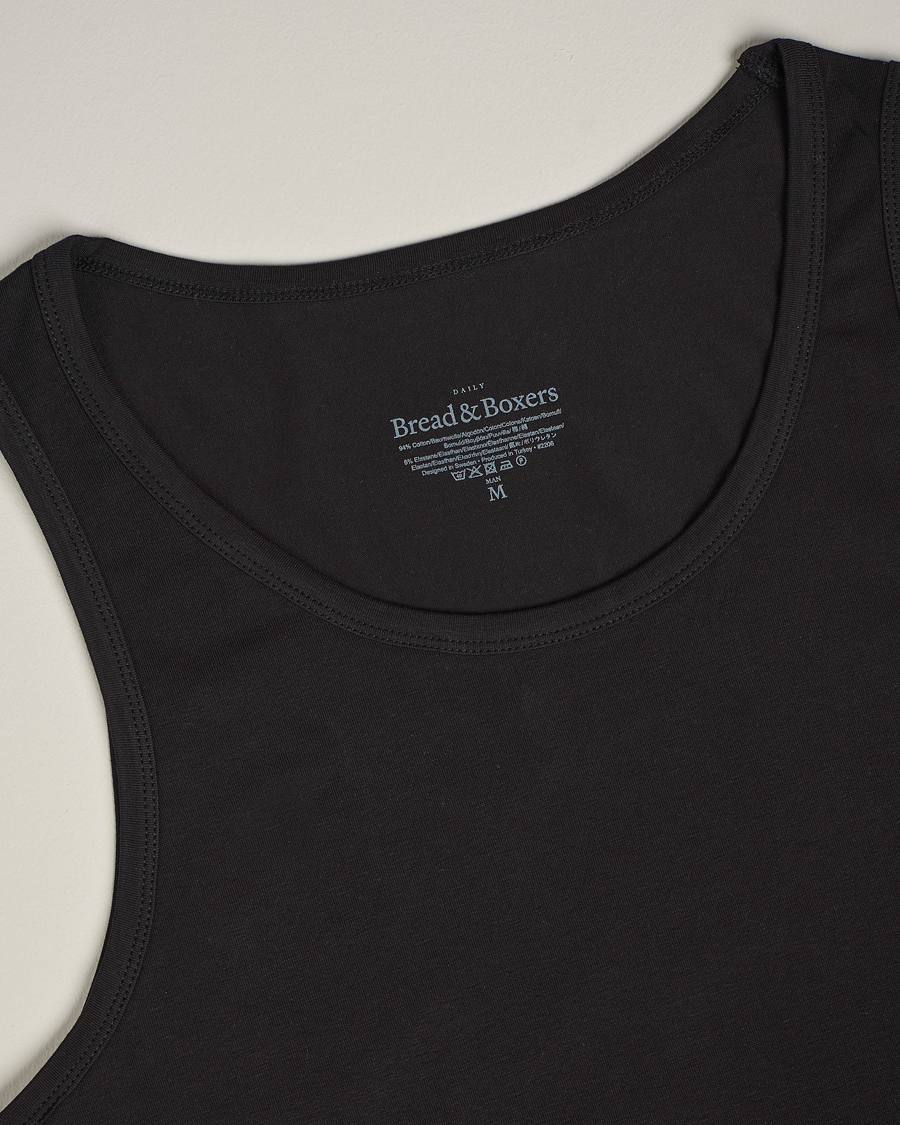 Uomini | T-shirt | Bread & Boxers | 2-Pack Tank Top Black