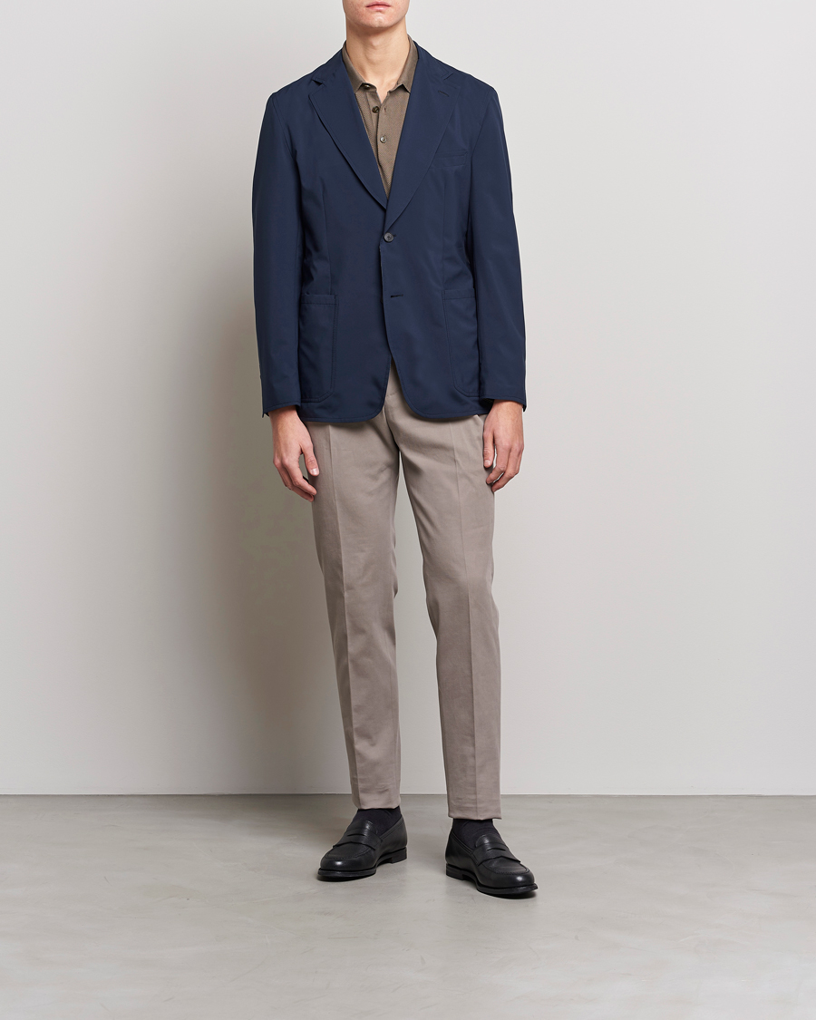 Uomini | Giacche | Brioni | Performa Nylon Blazer Navy
