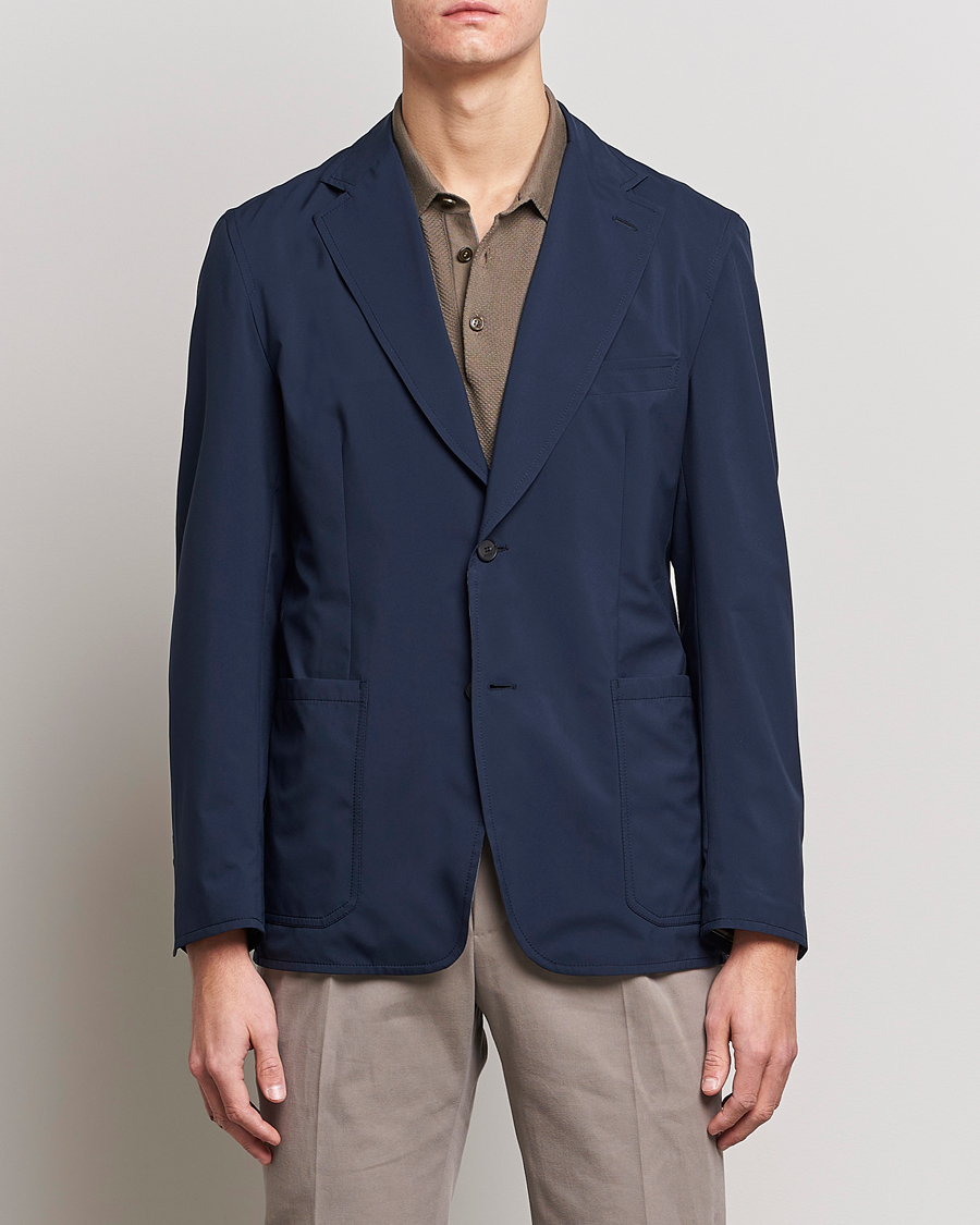 Uomini | Giacche | Brioni | Performa Nylon Blazer Navy