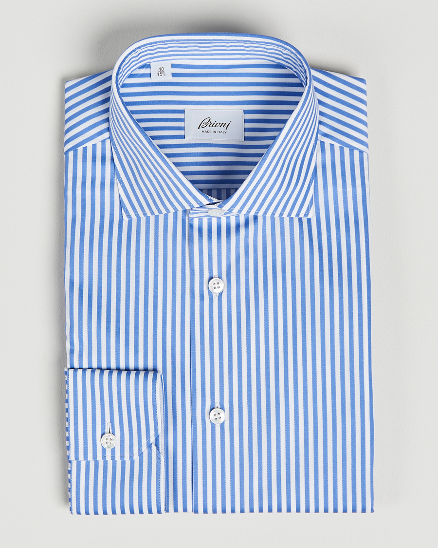 Uomini | Camicie | Brioni | Slim Fit Dress Shirt Candy Stripe