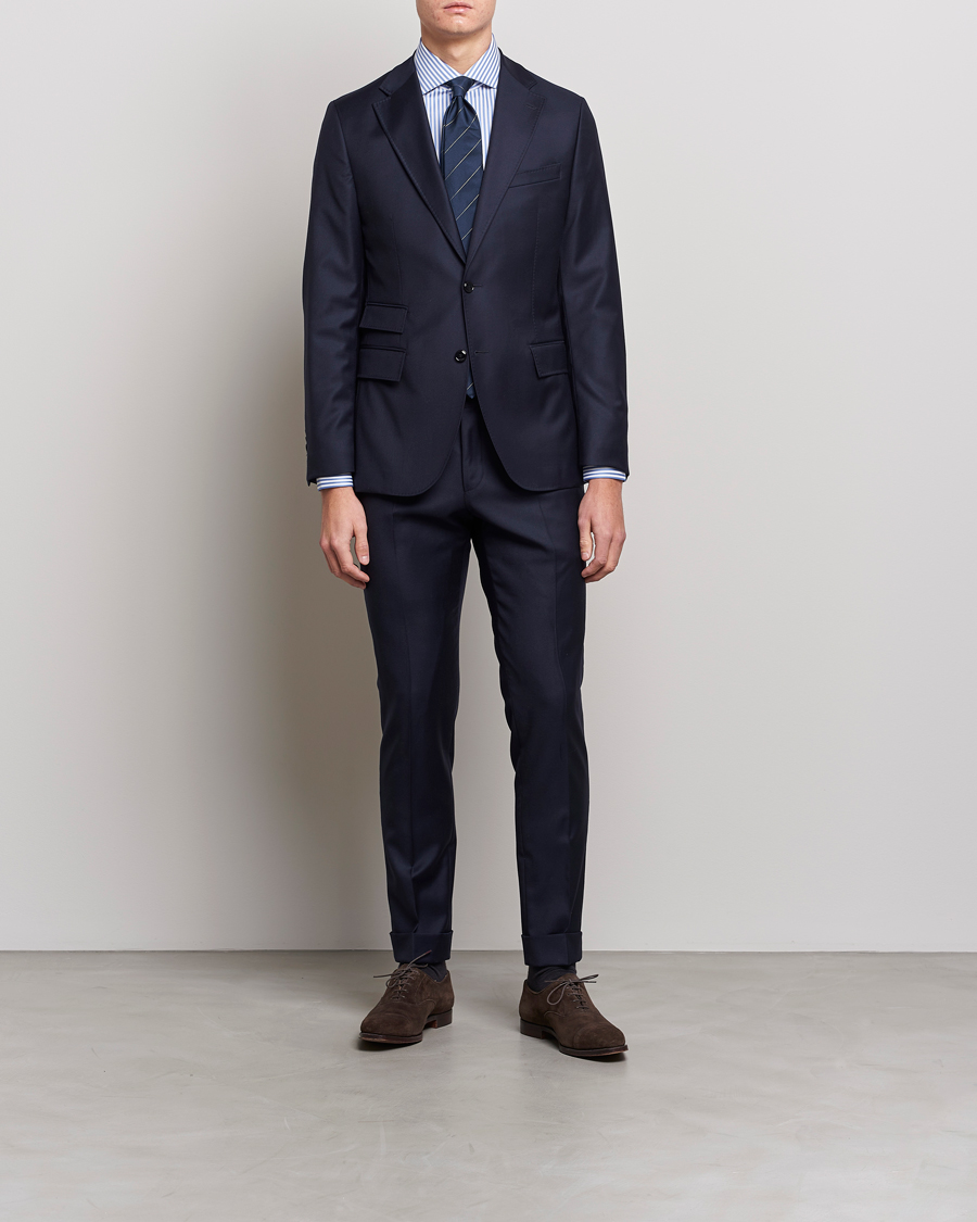 Uomini | Camicie | Brioni | Slim Fit Dress Shirt Candy Stripe