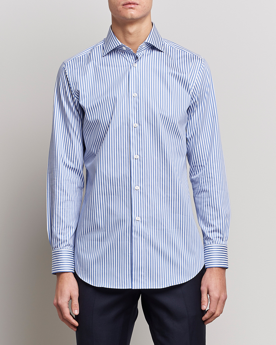 Uomini | Camicie | Brioni | Slim Fit Dress Shirt Candy Stripe