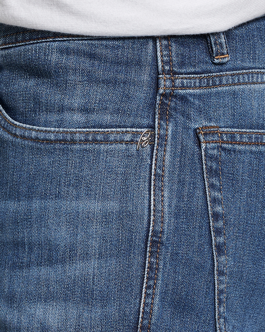 Uomini | Jeans | Brioni | Slim Fit Denim Pants Blue Wash