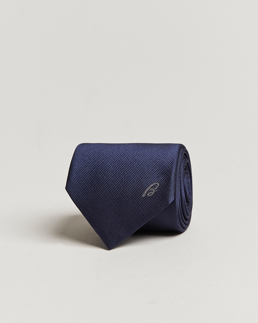 Uomini | Brioni Testimonial Jacquard Silk Tie Navy | Brioni | Testimonial Jacquard Silk Tie Navy