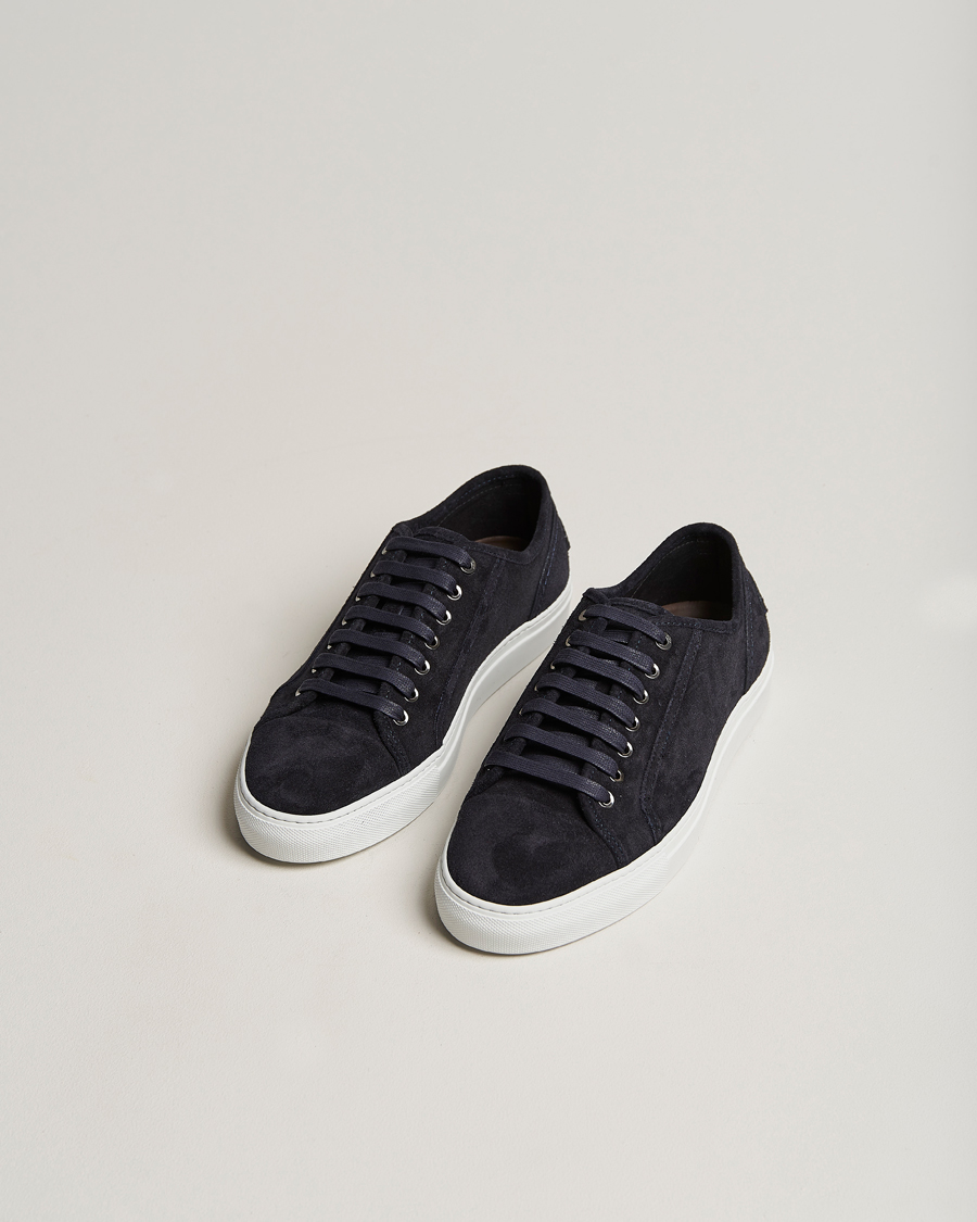 Uomini | Brioni Casetta Suede Sneakers Navy | Brioni | Casetta Suede Sneakers Navy