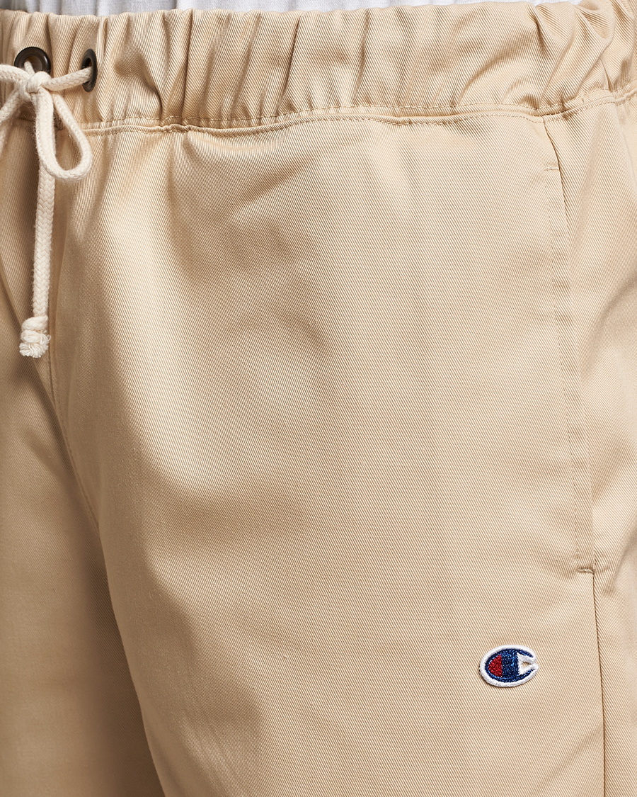 Uomini | Pantaloni | Champion | Straight Fit Twill Drawstring Pants Irish Cream