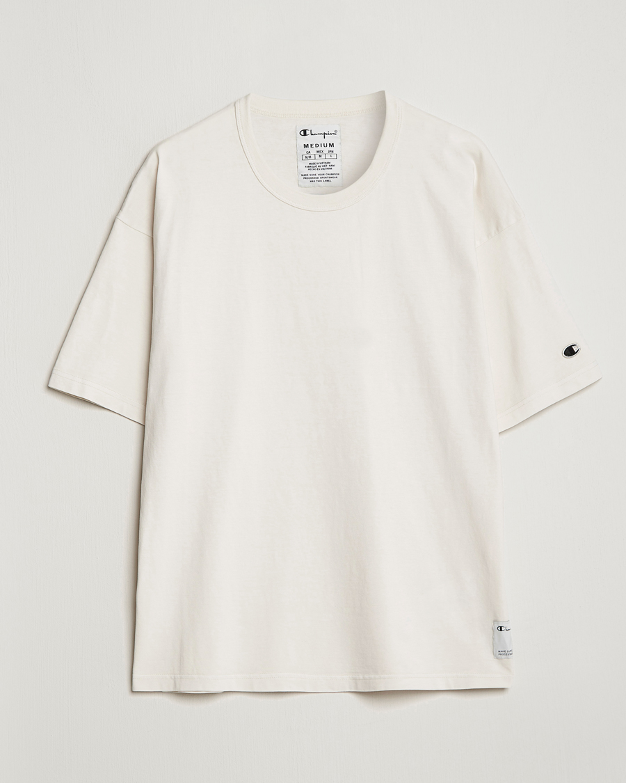 Uomini | T-shirt | Champion | Heritage Garment Dyed T-Shirt Egret