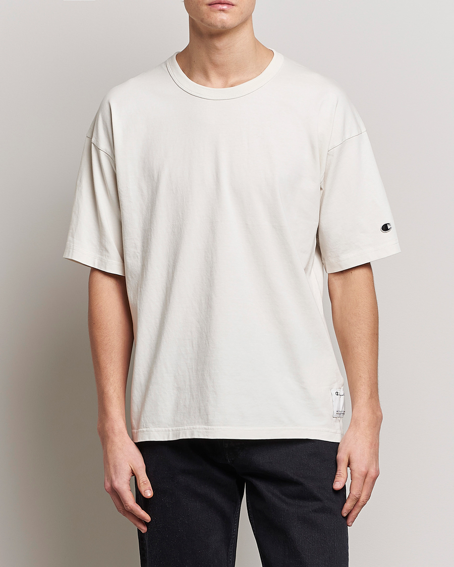 Uomini | T-shirt | Champion | Heritage Garment Dyed T-Shirt Egret