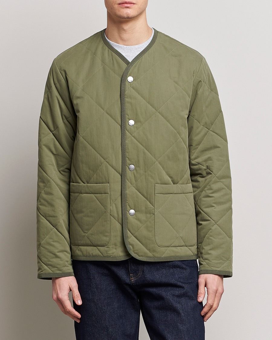Uomini | Giacche | A.P.C. | Julien Quilted Jacket Olive