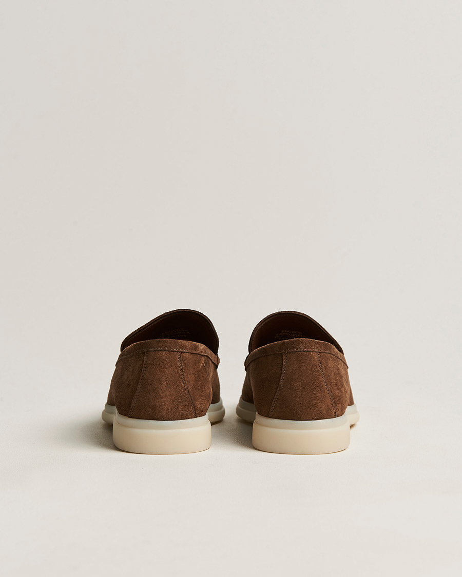 Uomini | Church's Greenfield Soft Suede Loafer Burnt Brown | Church's | Greenfield Soft Suede Loafer Burnt Brown