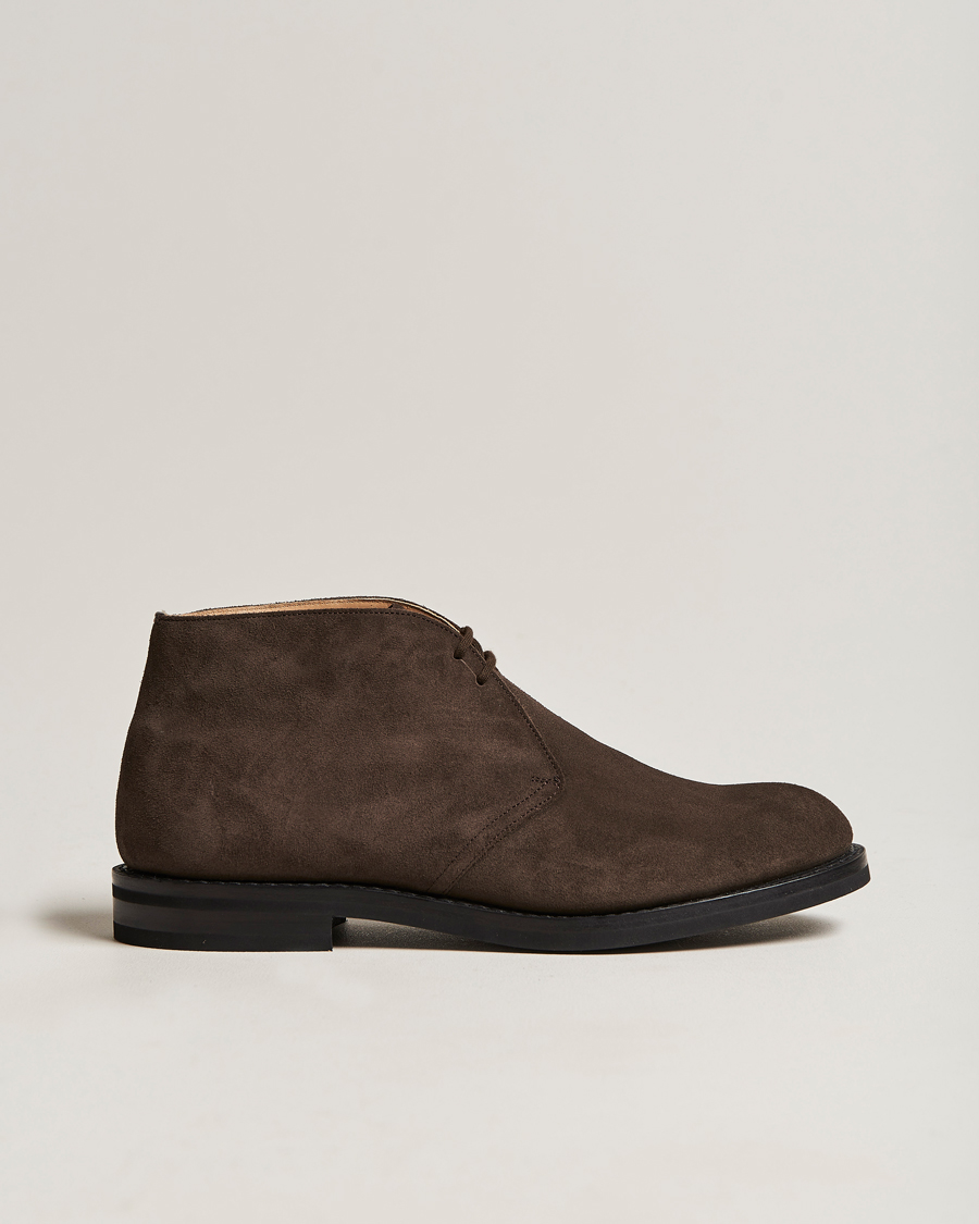 Uomini | Stivali | Church's | Ryder Desert Boots Dark Brown Suede