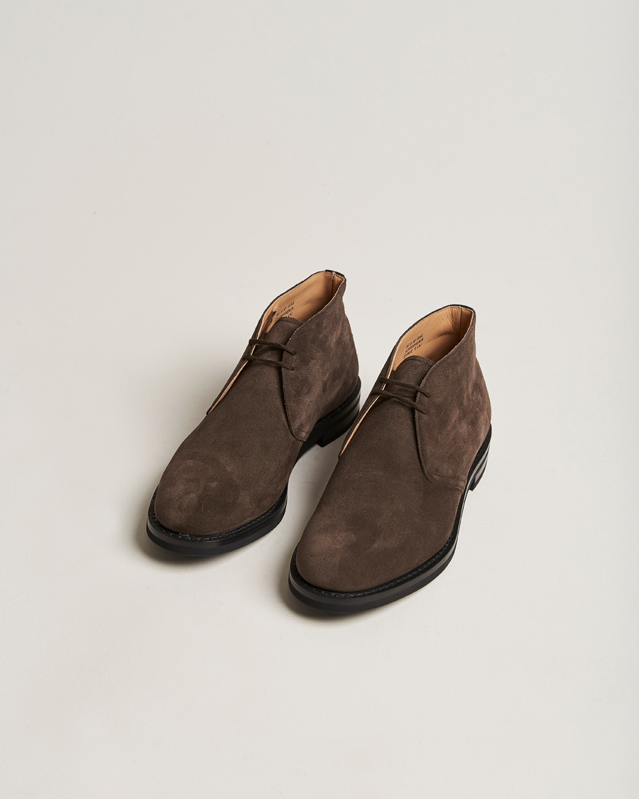 Uomini | Stivali | Church's | Ryder Desert Boots Dark Brown Suede