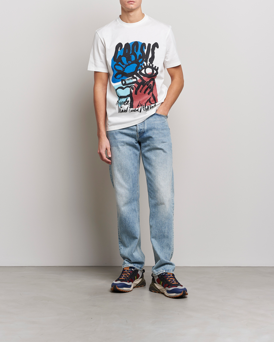 Uomini | T-shirt | Paul Smith | Cassis Print T-Shirt White
