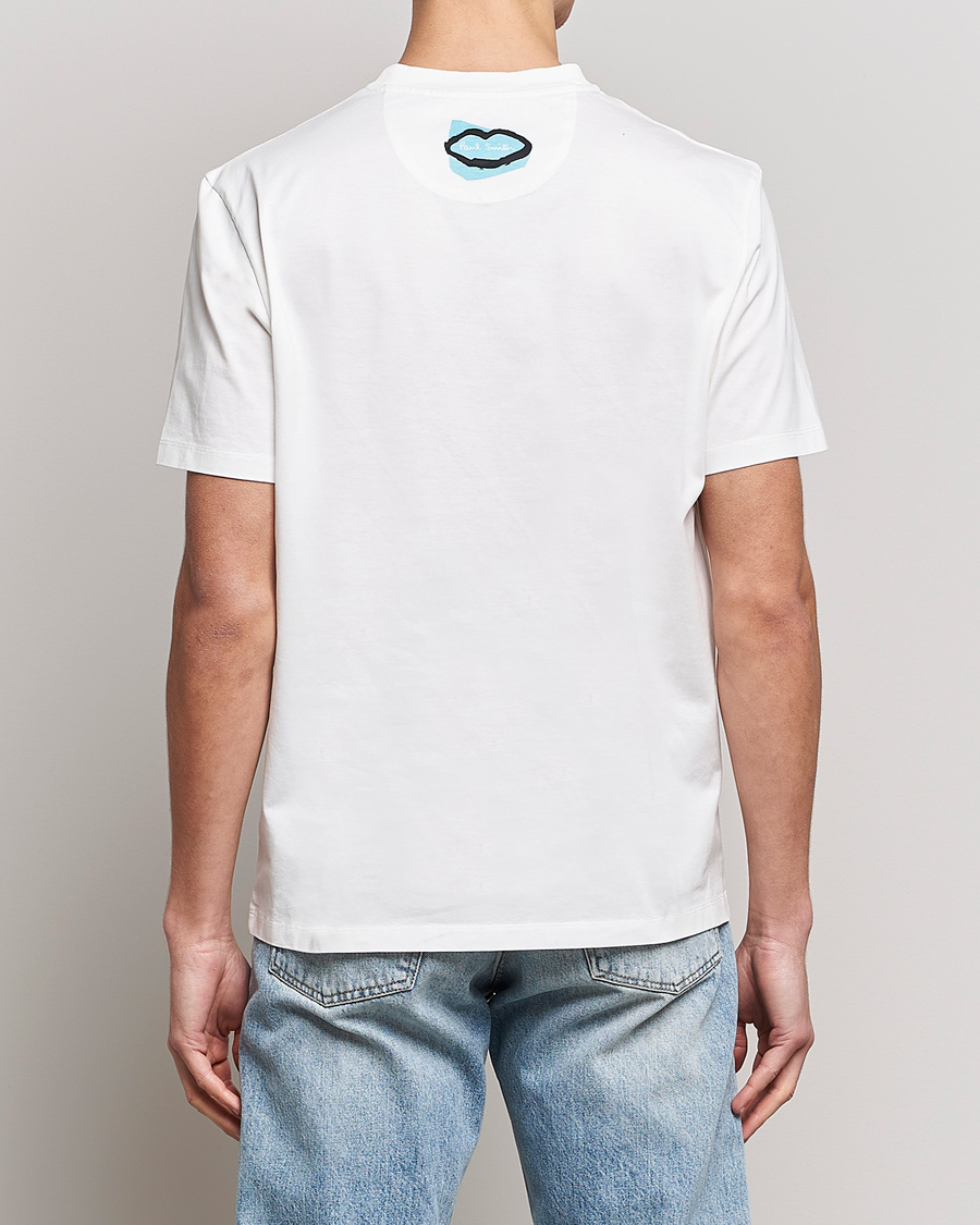 Uomini | T-shirt | Paul Smith | Cassis Print T-Shirt White