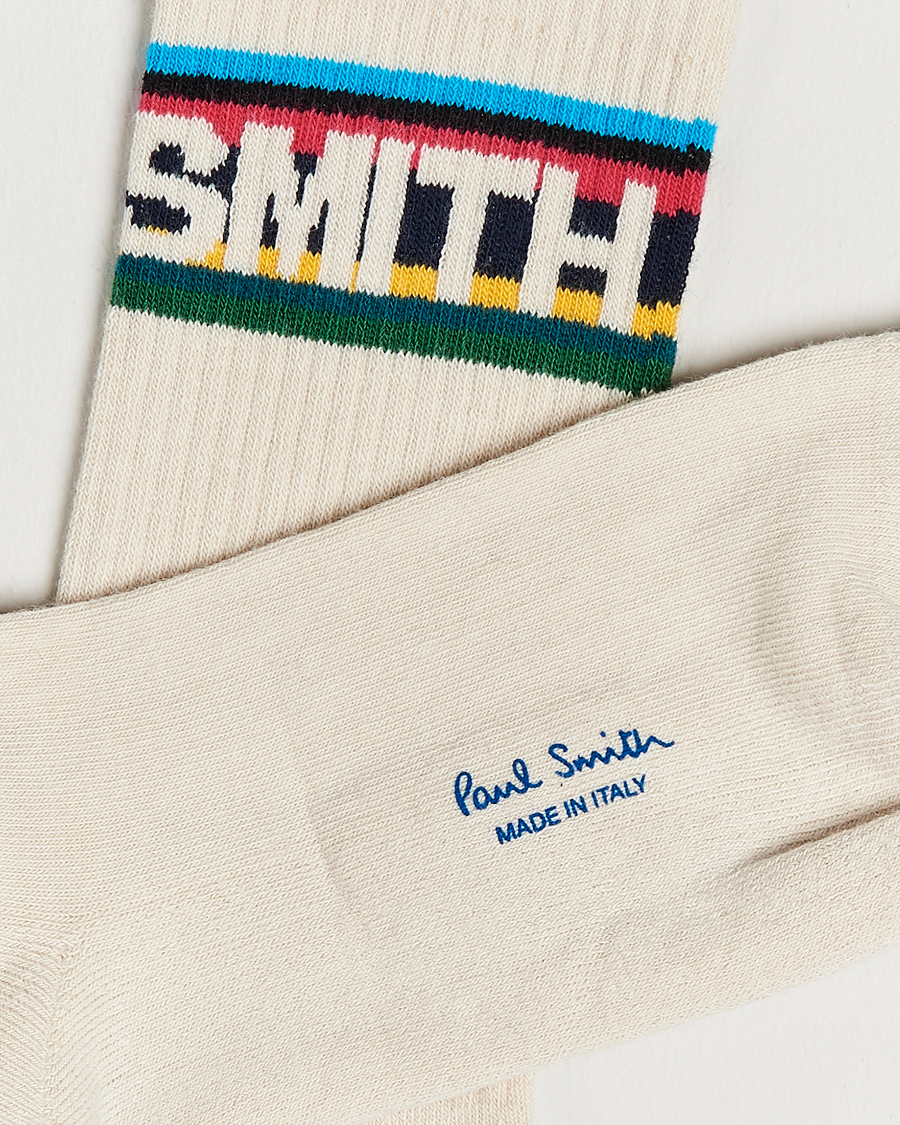 Uomini | Biancheria intima | Paul Smith | Ari Logo Sock Off White