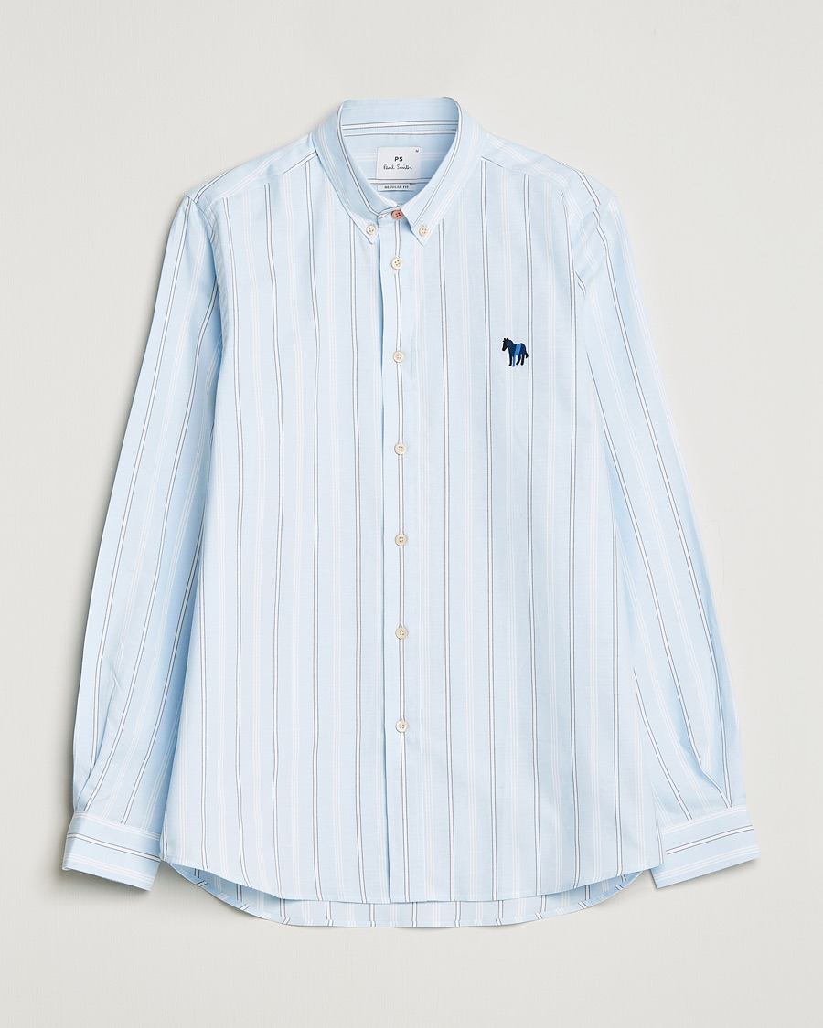 Uomini | Camicie | PS Paul Smith | Cotton Regular Fit Shirt Blue