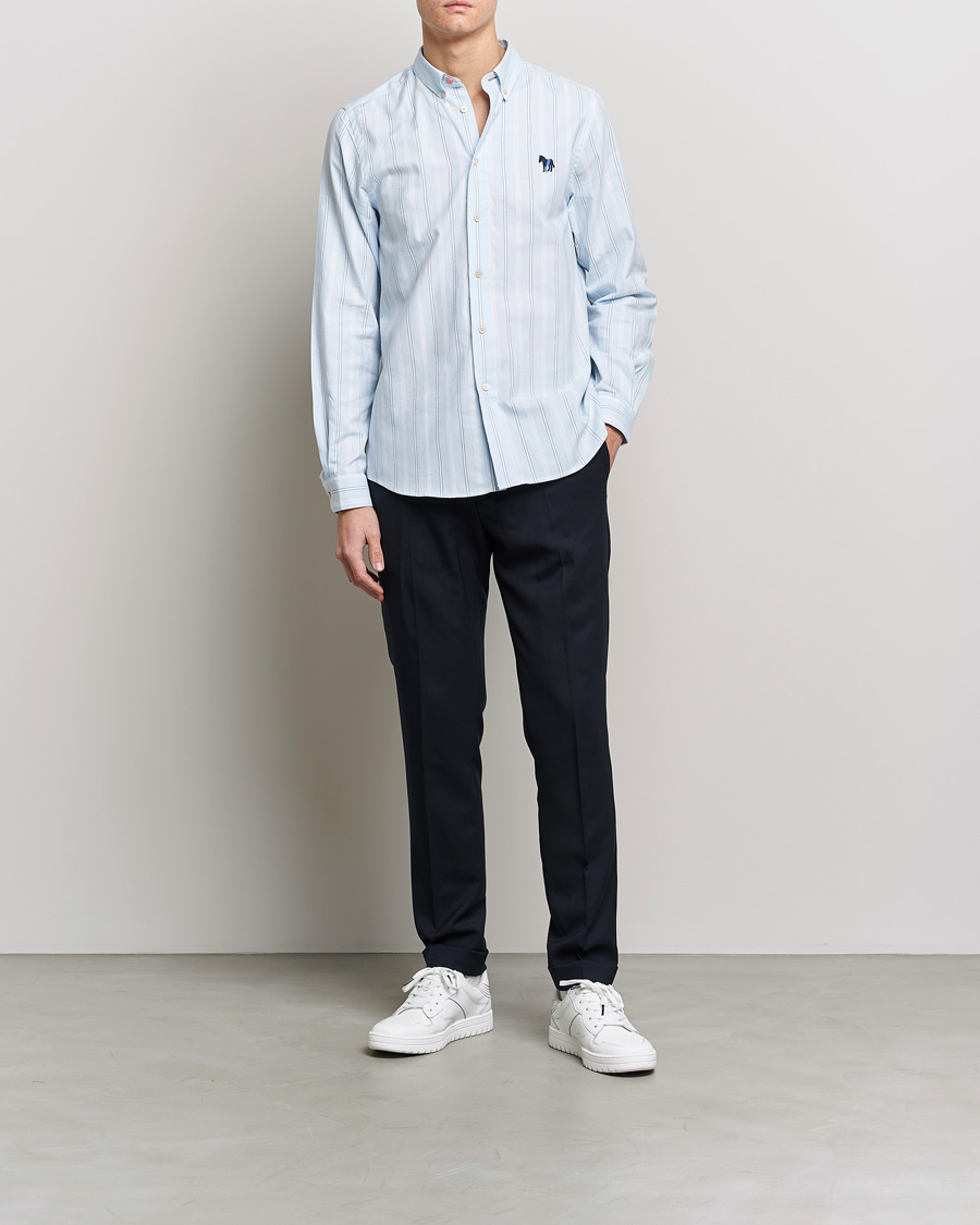 Uomini | Camicie | PS Paul Smith | Cotton Regular Fit Shirt Blue