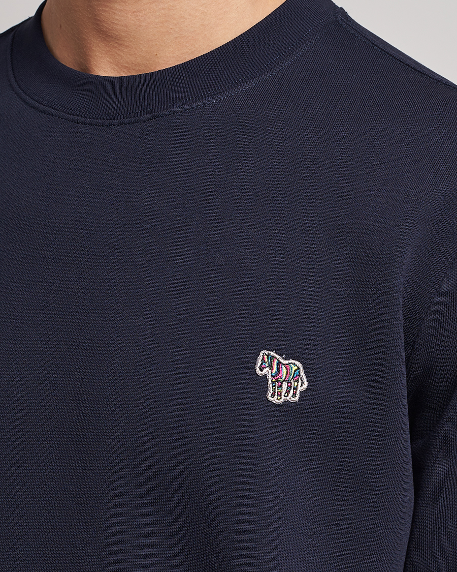 Uomini | Maglieria | PS Paul Smith | Zebra Organic Cotton Sweatshirt Navy