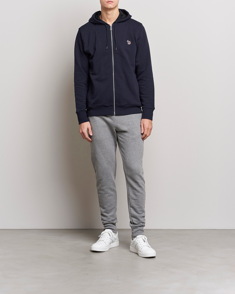 Uomini | Pantaloni | PS Paul Smith | Zebra Organic Cotton Sweatpants Grey Melange