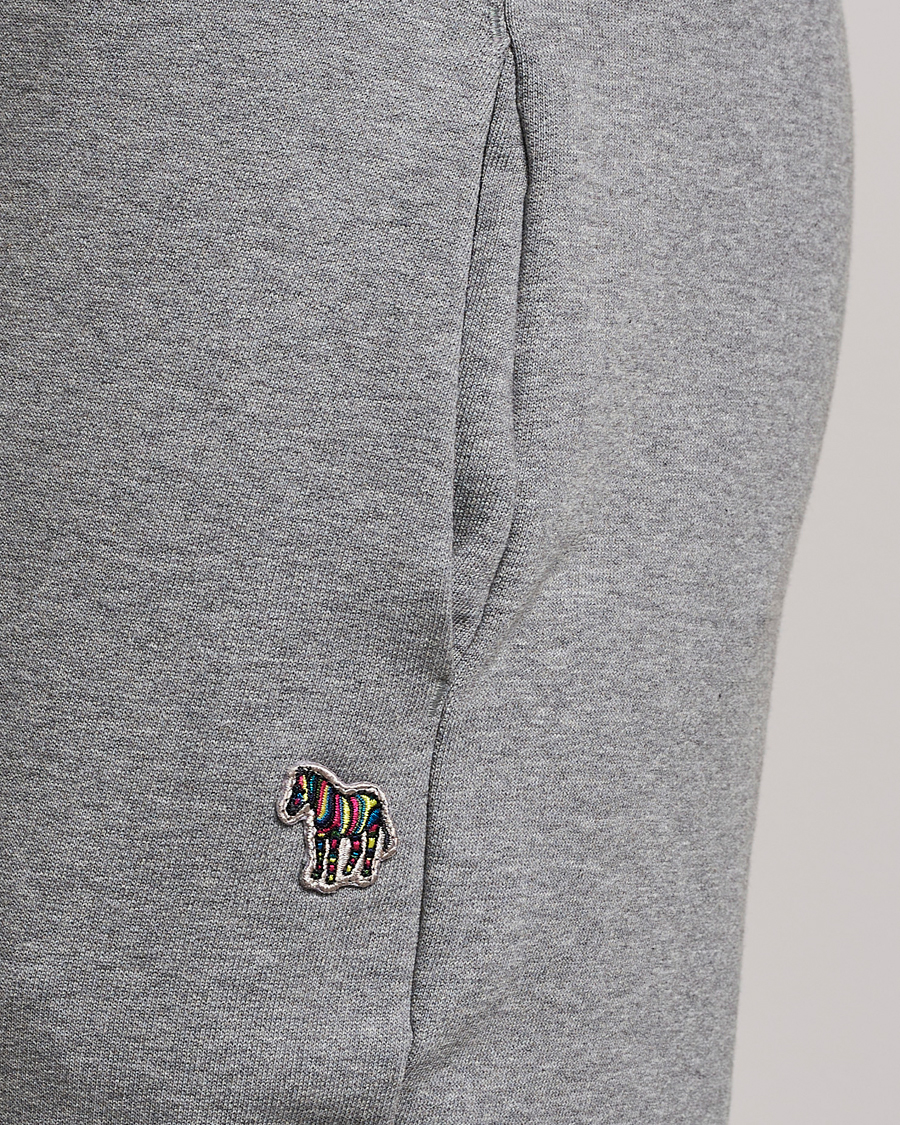 Uomini | Pantaloni | PS Paul Smith | Zebra Organic Cotton Sweatpants Grey Melange
