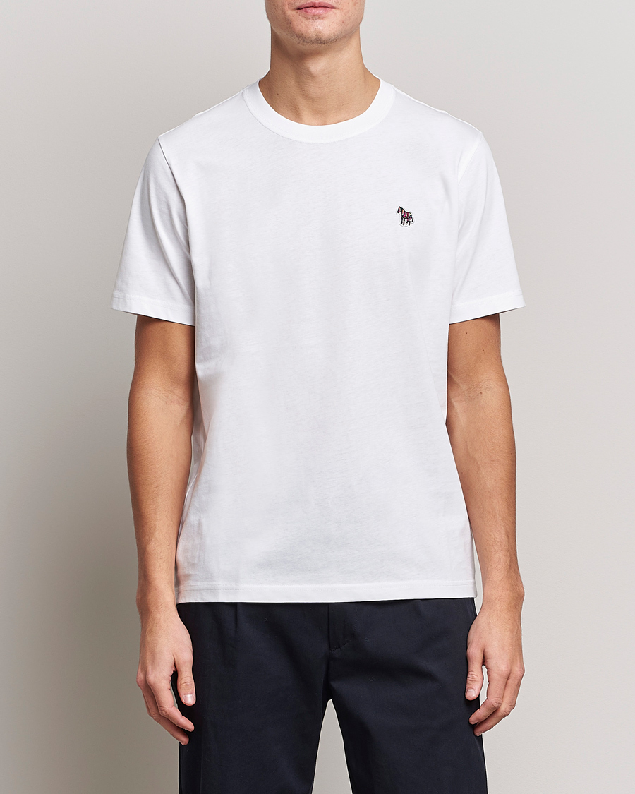 Uomini | T-shirt | PS Paul Smith | Organic Cotton Zebra T-Shirt White
